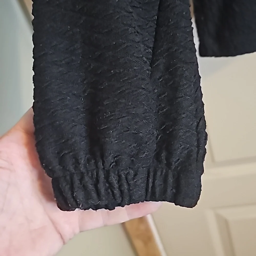 Anthropologie XS long sleeve black shirt - Picture 4 of 6